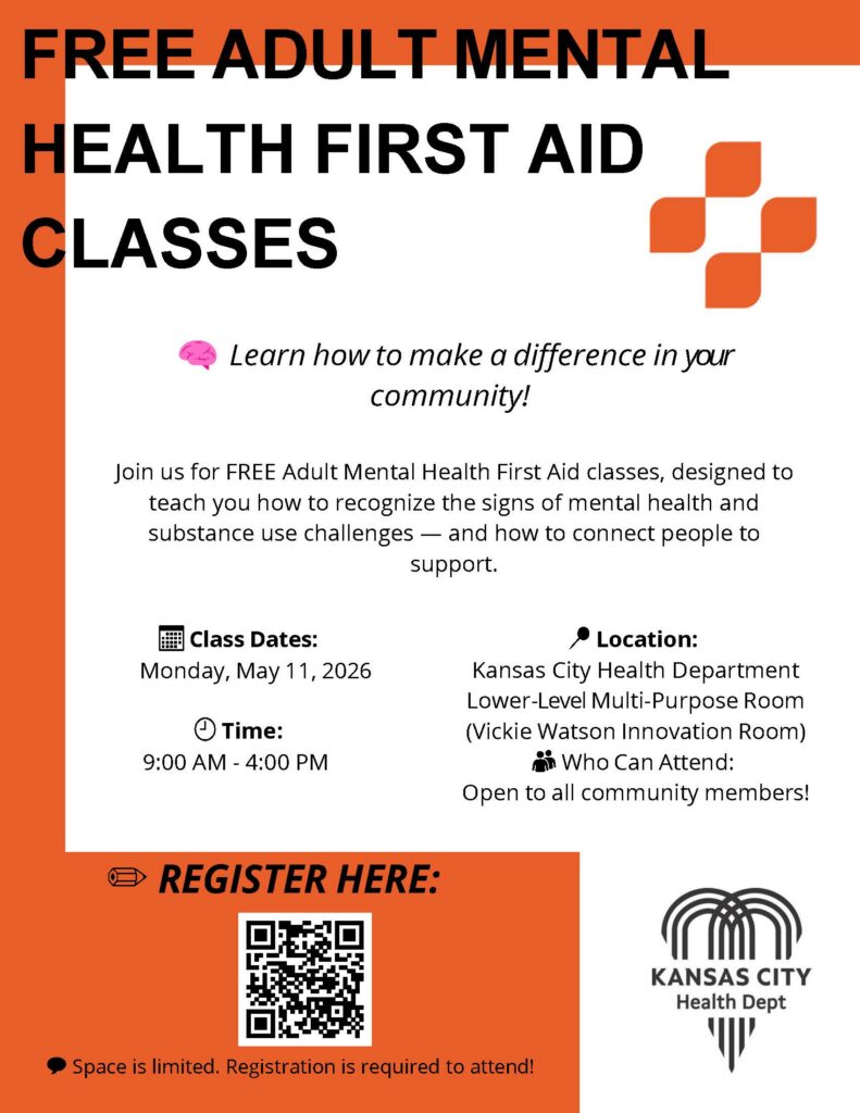 Adult Mental Health First Aid Course - KC Common Good