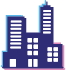 Icon of city buildings